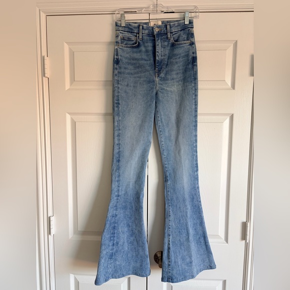 7 For All Mankind Denim - 7 For All Mankind Light Wash Flare Jeans